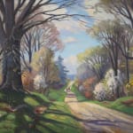 Frank Panabaker, Stream in Winter, c 1950
