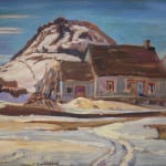 A.Y. Jackson, Barn at Emileville, Quebec, 1963