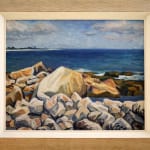 Jack beder Sunlit Coast Nova Scotia Framed