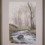William Edwin Atkinson The Cascade in Dukes Woods with frame