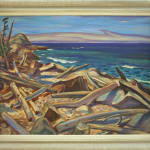 A.Y. Jackson, Tamarack at Whitney, Ontario, 1967