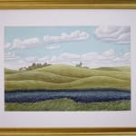 Framed Norman R. Brown Manitoba Plains Painting