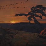 Charles Comfort, Rocky Belvedere, Georgian Bay, 1969