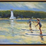 Peter Cheung, Kayak and Point Abino Lighthouse, 2024