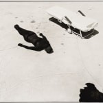 Jo Ann Callis, Untitled, [stripped dress] from the Early Black and White Portfolio, Circa Early 1970's
