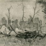William Gillies RSA, Village Street Scene