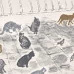 Elizabeth Blackadder RSA, Black Cat, 1982