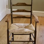 The Marchmont Workshop, 5 Rung Ladder Back Rush Seated Armchair, 2021