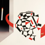 Philip Reeves RSA, Two Black-Plus Red-Over Metal