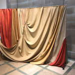 Lily Garget, Hand-dyed fabric on metal frame, 2024