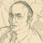 Alexander Moffat RSA, Untitled (Portrait of Richard Demarco), 1987