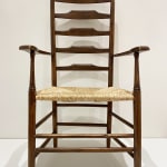 The Marchmont Workshop, 5 Rung Ladder Back Rush Seated Armchair, 2021