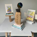 Fiona Dean RSA, Landscape Offerings: Remembered landscapes: Maquette 1 multiples: note iv, heterotopias - Patterned hillside - lowlands