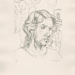 Alexander Moffat RSA, Untitled (Portrait of Richard Demarco), 1987