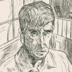 Alexander Moffat RSA, Untitled (Portrait of Richard Demarco), 1987