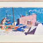 Leon Morrocco RSA, Village below a Mountain, near Cipières, Alpes-Maritimes, 2022