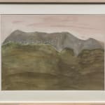 Elizabeth Blackadder RSA, Hillside with Sheep, Harris, 1974