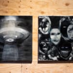 Charles McGill, Moon Triptych, 2016