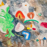 Frank Romero, Untitled (Homage to Lee Mullican), 1972