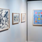 Frank Romero, Tres Pistolas (Mural Study), 1972