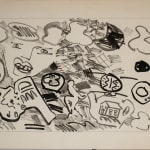 Frank Romero, Tres Pistolas (Mural Study), 1972