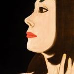 Alex Katz, Yellow Flags on White, 2023