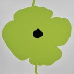 Donald Sultan, Yellow Poppies, Sept 7, 2022, 2022