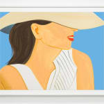 Alex Katz, Yellow Flags on White, 2023