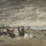 François Gall, The Beach at Le Treport, 20th century