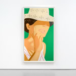 Alex Katz, Yellow Flags on White, 2023