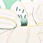 Alex Katz, Yellow Flags on White, 2023