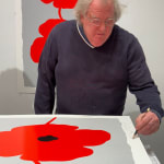 Donald Sultan, Yellow Poppies, Sept 7, 2022, 2022