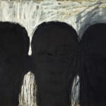 Lester Johnson, Three Men, 1960