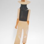 Alex Katz, Yellow Flags on White, 2023