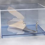 Ernest Trova, Study, Falling Man Profile Canto no.83 (maquette), 1987