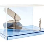 Ernest Trova, Study, Falling Man Profile Canto no.83 (maquette), 1987