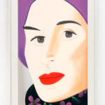 Alex Katz, Yellow Flags on White, 2023
