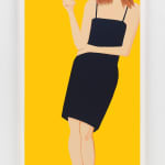 Alex Katz, Yellow Flags on White, 2023