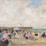 François Gall, The Beach at Le Treport, 20th century
