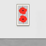 Donald Sultan, Yellow Poppies, Sept 7, 2022, 2022
