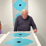 Donald Sultan, Yellow Poppies, Sept 7, 2022, 2022