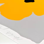 Donald Sultan, Yellow Poppies, Sept 7, 2022, 2022