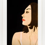 Alex Katz, Yellow Flags on White, 2023