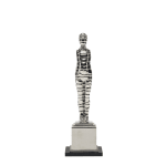 Ernest Trova, Study, Falling Man Profile Canto no.83 (maquette), 1987