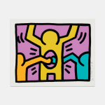 Keith Haring, Best Buddies, 1990
