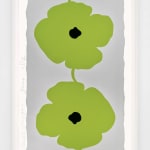 Donald Sultan, Yellow Poppies, Sept 7, 2022, 2022