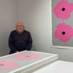 Donald Sultan, Yellow Poppies, Sept 7, 2022, 2022