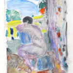Henri Lebasque, Nude on a Balcony