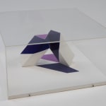 8 Rows Of Black Pyramids With White Lines In A Square 1977 Detail 2