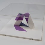 8 Rows Of Black Pyramids With White Lines In A Square 1977 Detail 2